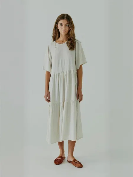 NORR Rochie Linne bej