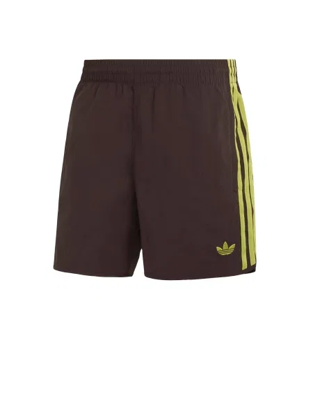 ADIDAS ORIGINALS Kalhoty Sprinter kaštanově hnědá / světle zelená