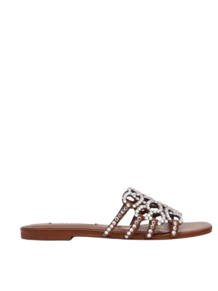 Klapki Steve Madden brązowe