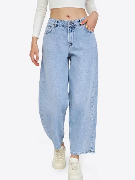 Imily Bela Džínsy denim modrá