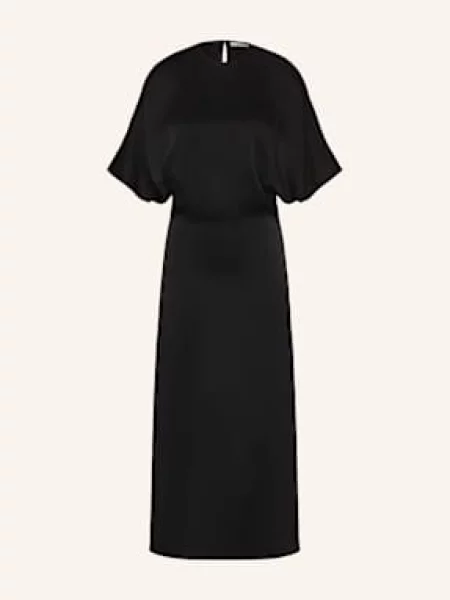 Gauchere Sukienka Koktajlowa Z Satyny schwarz czarna