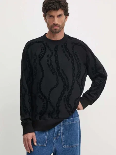 Versace Jeans Couture hanorac de barbati modelator negru