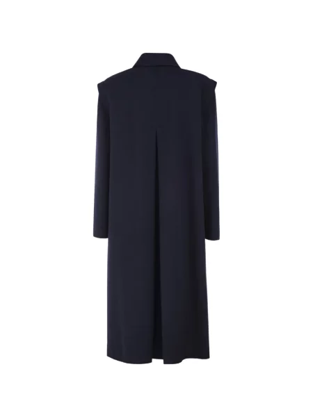 Palton Weekend Max Mara evazat albastru
