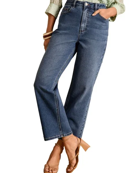 Love & roses Jeans denim albastru