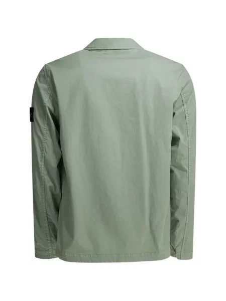 Πουκάμισο Stone Island πέτρες τσέπες patch πράσινο