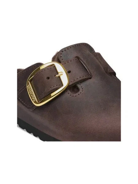 Klapki Birkenstock brązowe