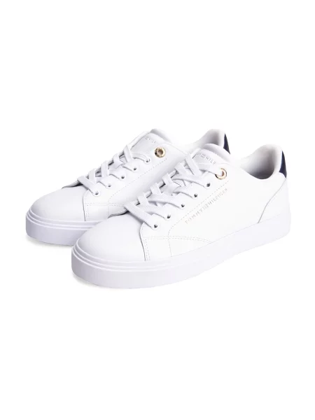 Sneakerși Tommy Hilfiger alb
