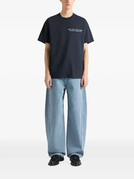 Tricou Givenchy cu imagine albastru