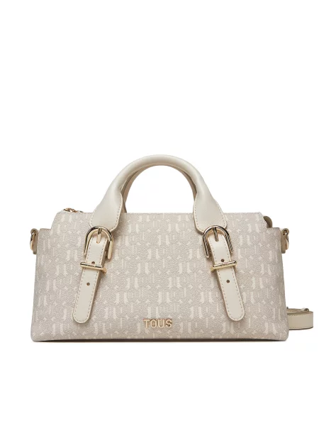 Сумка TOUS Bowling Tous Buckles Silhouette бежевий