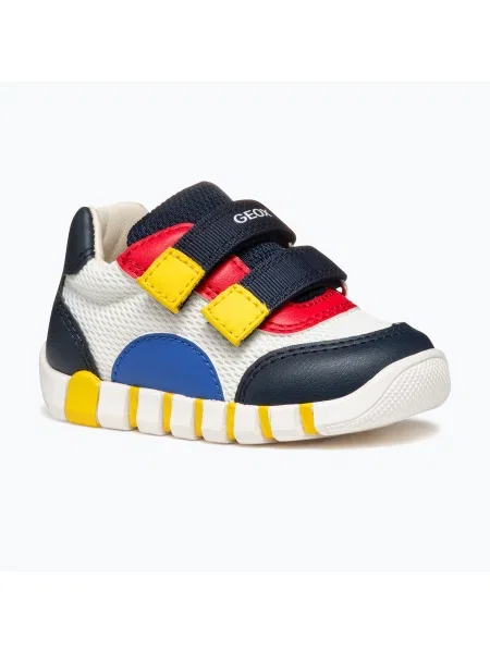 Detské topánky Geox Iupidoo white/navy biela