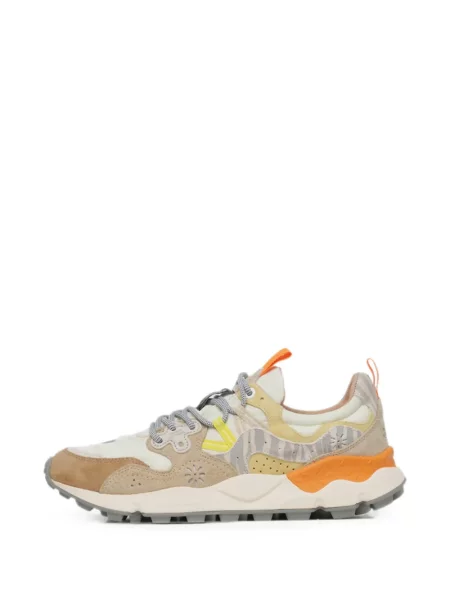 Sneakerși Flower Mountain din piele de căprioară