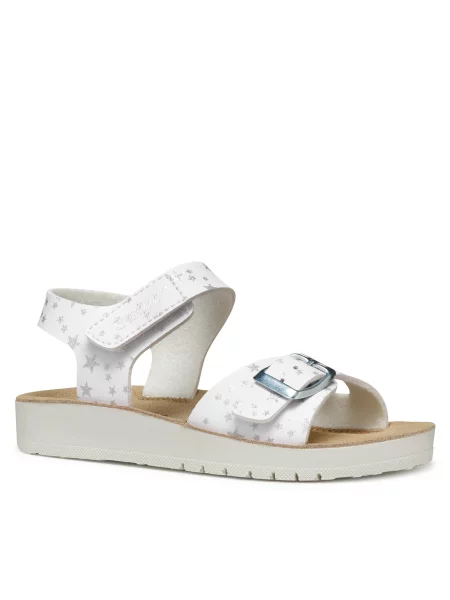Geox Sandále J Sandal Costarei Gi S biela