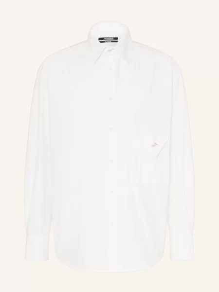 Jacquemus Košile La Chemise Nappe Comfort Fit bílá