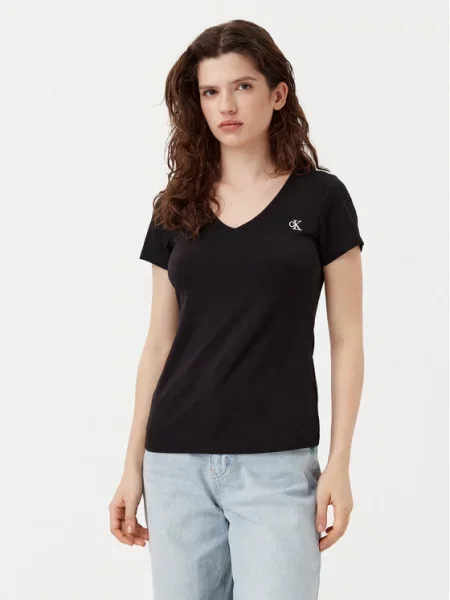 Calvin Klein Jeans T-Shirt Rood μαύρο