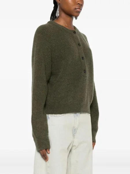 Cardigan Iro cu decolteu în U verde