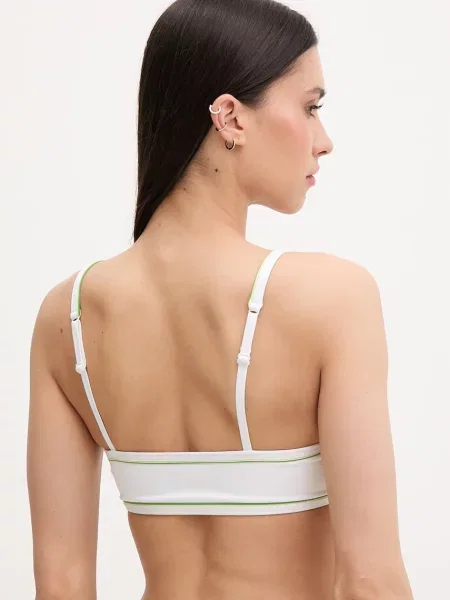 Lacoste plavková podprsenka bílá