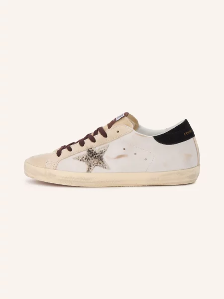 Golden Goose Tenisky Super-Star režná / tmavě hnědá / světle šedá