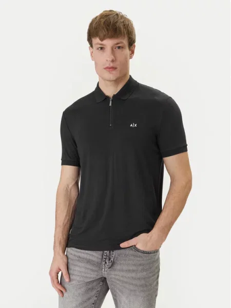 Armani Exchange polo granatowa
