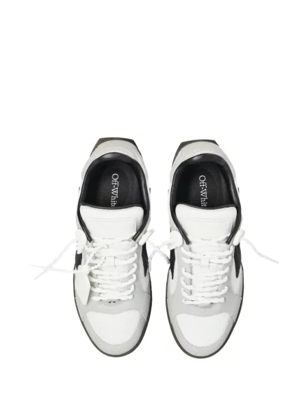 Маратонки Off-white с връзки с дантела бяло