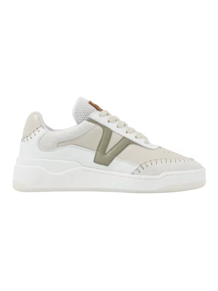 Sneakersy Via Vai skórzane beżowe