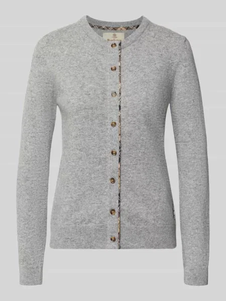 Kardigan rozpinany Slim Fit z mieszanka wełny i bawełny Barbour