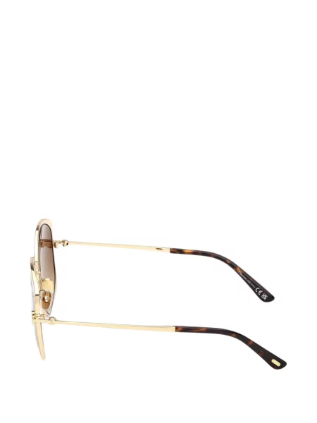 Ochelari de soare ovali Tom Ford Eyewear auriu