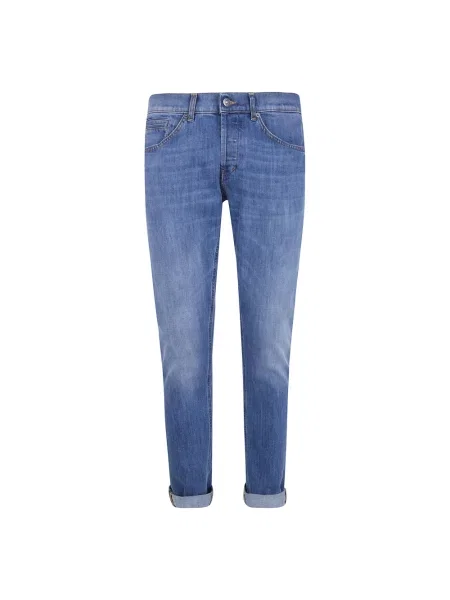 Skinny jeansy skinny Dondup niebieskie
