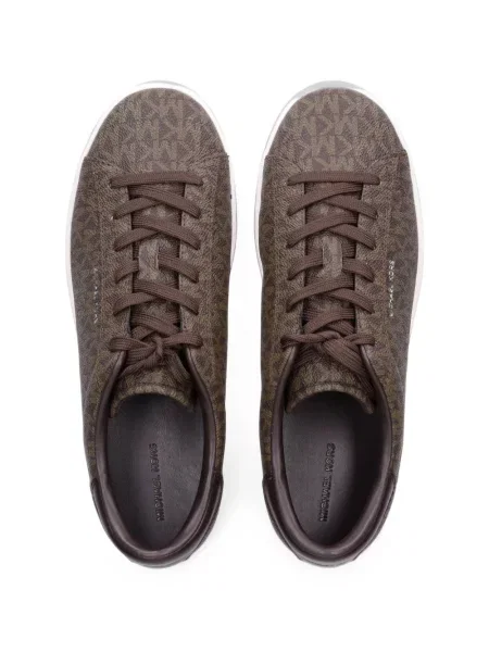 Sneakerși Michael Kors cu imagine maro