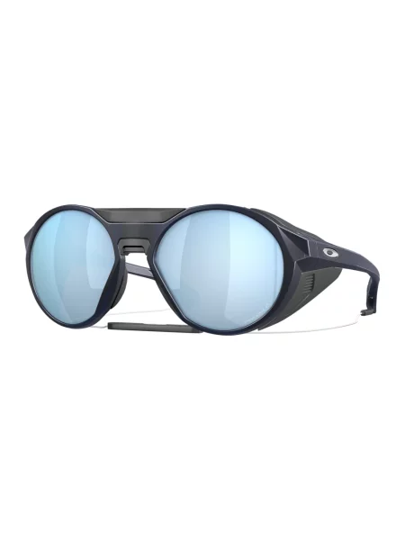 Okulary przeciwsłoneczne Oakley Clifden matte trans blue/prizm deep water polarized czarne