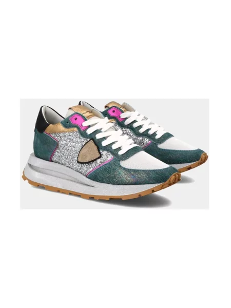 Buty do biegania Philippe Model skórzane do biegania szare