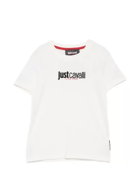 Koszulka dziecięca Just Cavalli biała