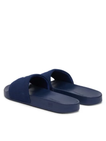 Šľapky Tommy Hilfiger Th Script Pool Slide Modrá námorníctvo