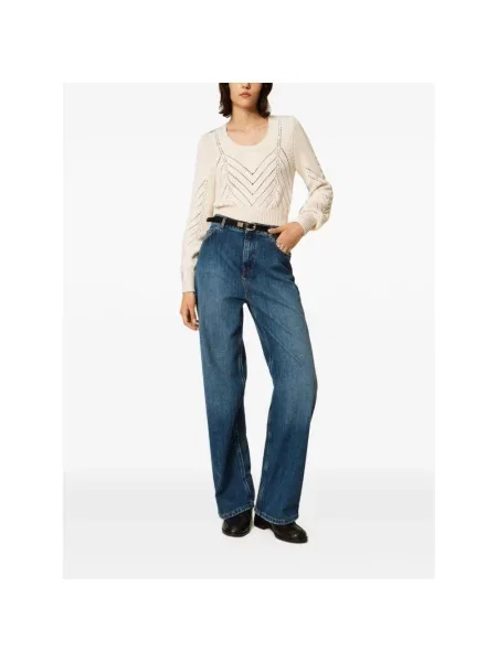 Jeansy Twinset niebieskie