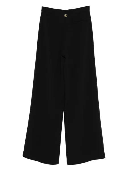 Pantaloni Twinset plisate negru