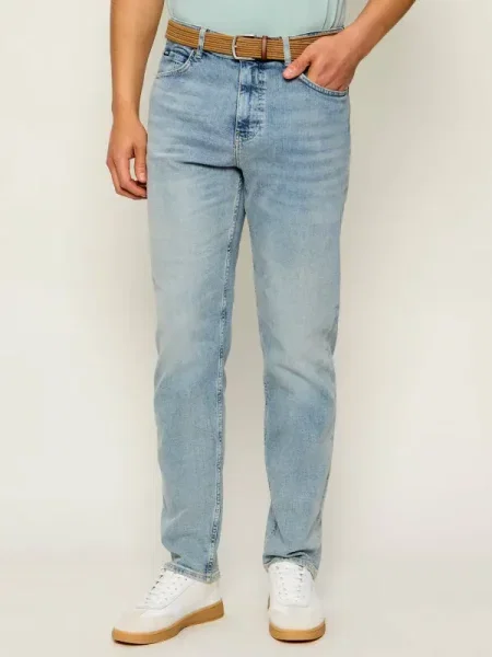 BOSS BLACK Blugi C-OGDEN | Straight fit negru