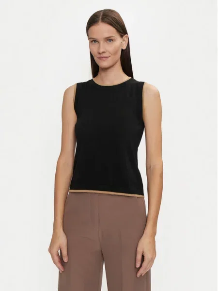 Luisa Spagnoli Топ Macinapepe чорний