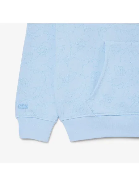 Классическая толстовка Lacoste голубая