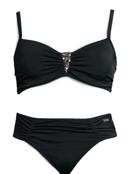 LASCANA Costum de baie două piese negru