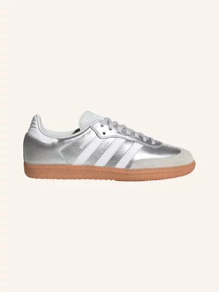 Adidas Originals Sneakersy Samba Og stříbrná / světle šedá bílá