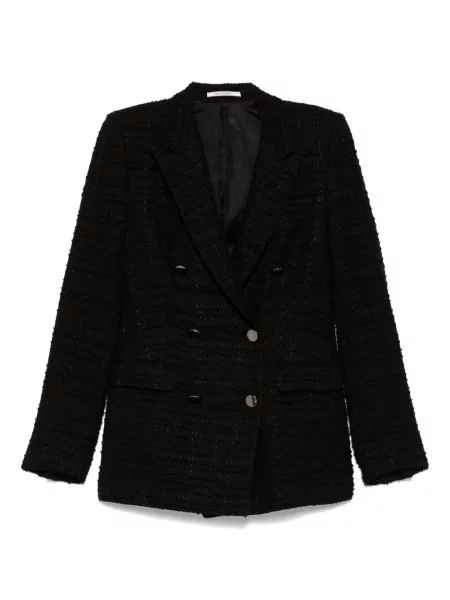 Marynarka Tagliatore tweedowa czarna
