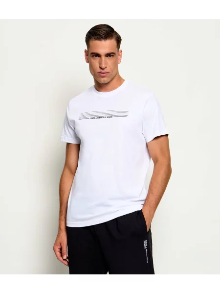 Karl Lagerfeld Jeans Tricou alb