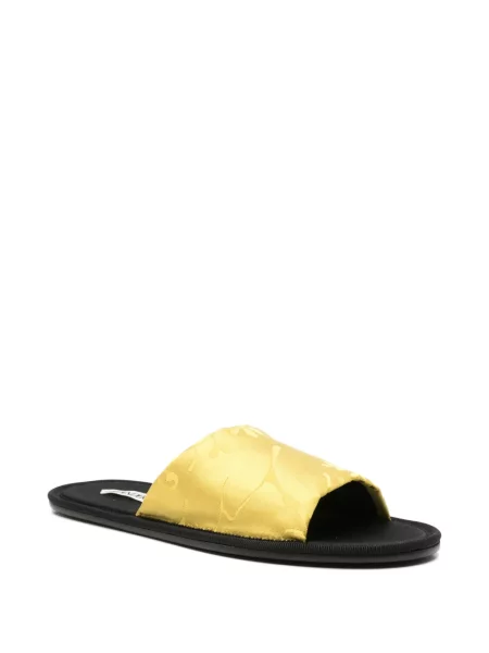 Virágos jacquard papucs Jw Anderson sárga