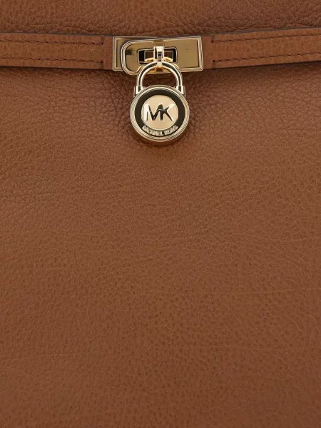 Geantă Michael Michael Kors cu autograf din satin negru