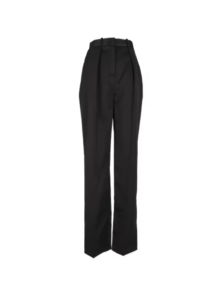 Pantaloni Elisabetta Franchi din satin negru