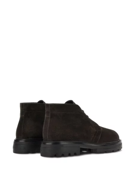 Botine Hogan din piele de căprioară negru