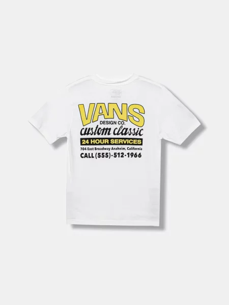 Vans tričko Shop Front SS bílé