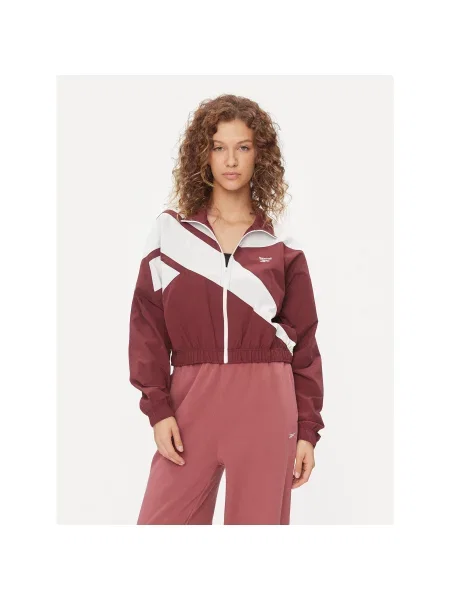 Reebok Μπουφάν μεταβατικό Classics Franchise Relaxed Fit κόκκινο