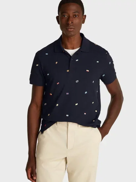 Поло Tommy Hilfiger синє