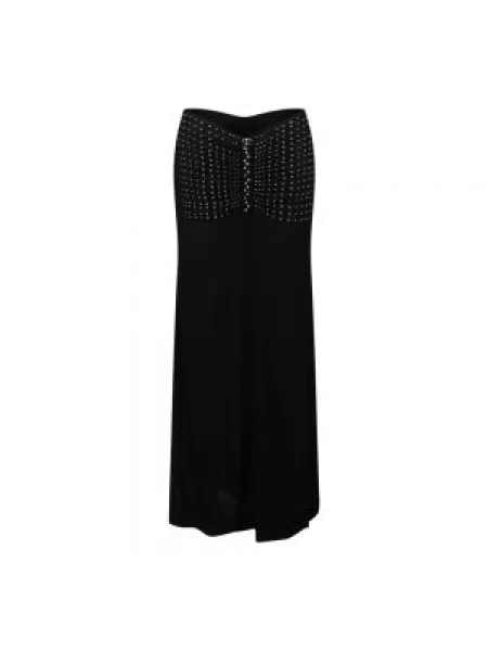 Spódnica Paco Rabanne ze spandexu czarna