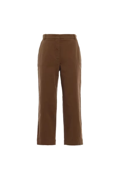 Spodnie Weekend Max Mara brązowe